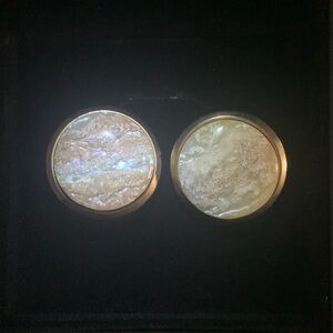 Vintage stone clip on earrings